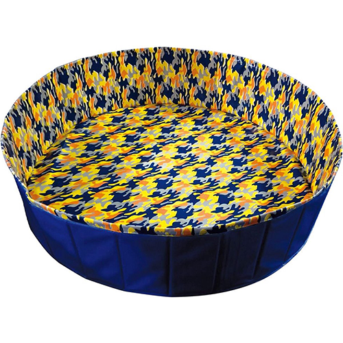 Croci - Hondenzwembad - Blauw/ Camouflage - 120x30 cm