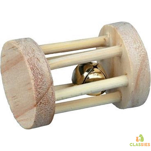 Holzspielrolle für Nagetiere - klein - 3,5 x 5 cm