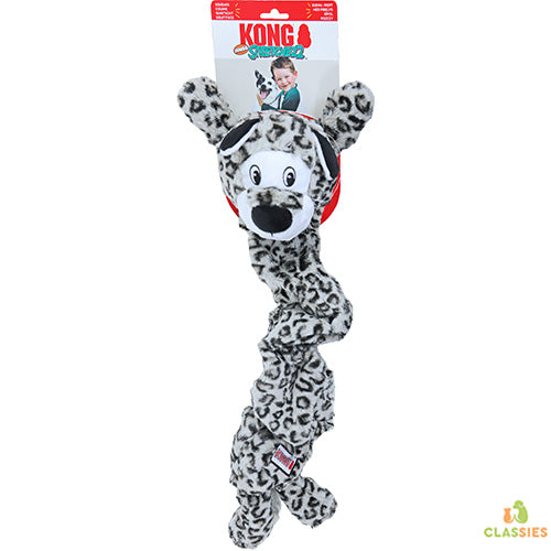 Kong hond Stretchezz jumbo, snow leopard XL  - 58 cm