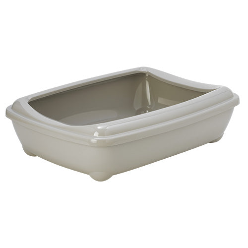 Moderna Open Kattenbak met Rand - Afmetingen: 57x43x15 cm -  Verkrijgbaar in 3 kleuren