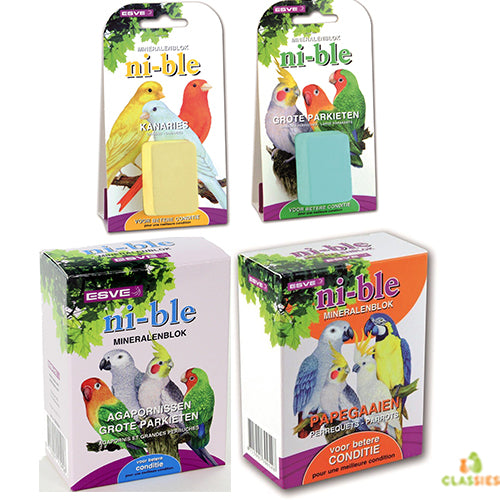 Esve Ni-Ble - Piksteen - Mineralenblokken voor vogels