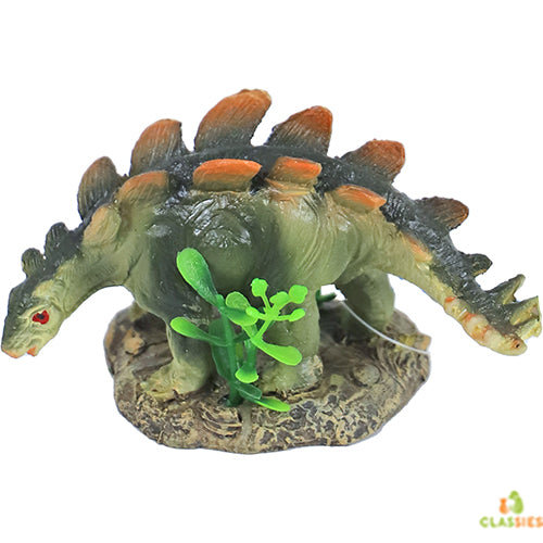 Boon Aqua Deco Ornement Dinosaure Stégosaure 10x5,5x5,5 cm