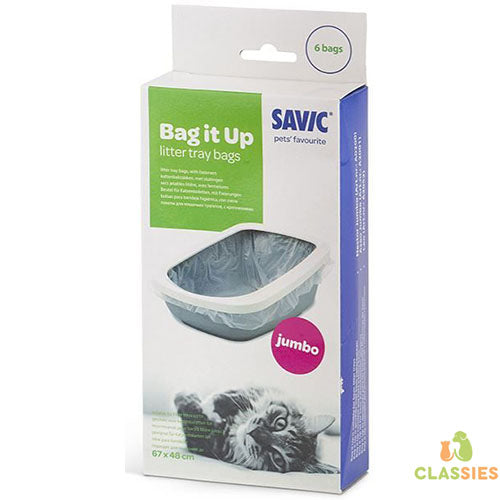Savic Bag it Up Maxi - Sacs à litière pour chat - 55x43x0,01 cm - 12 pièces