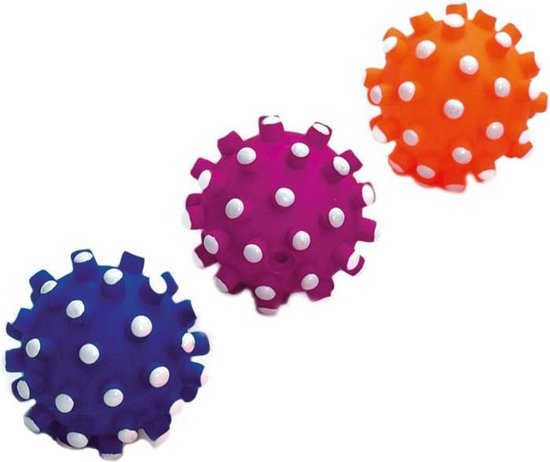 Vinyl-ball 6 cm assorted colours