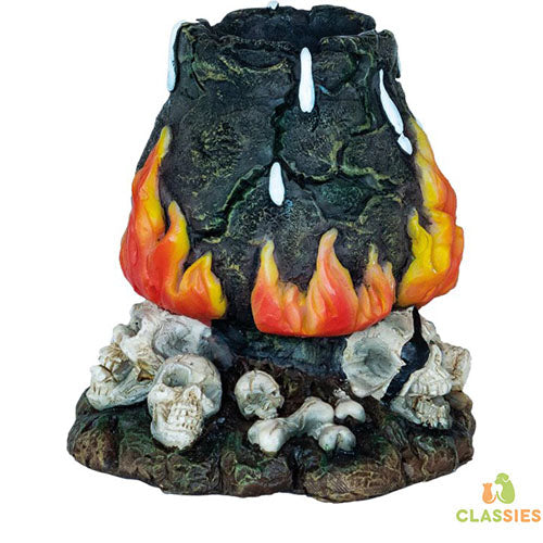 Superfish - Décoration Aquarium - Pot Cannibal Monstre Led - 13x9x11 cm