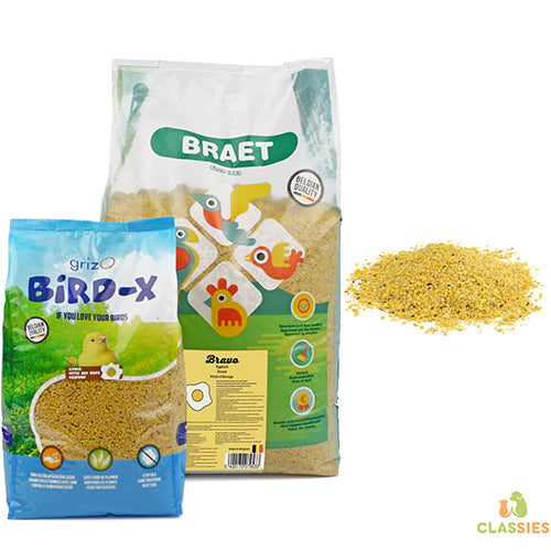 Opfokvoer eivoer geel Bravomix 4 - 15 kg