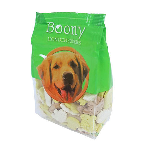Boony hondenkoekjes animal mix vanille 350 gram