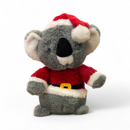 Boon Koala Pluche Met Kerstpak Grijs 32Cm