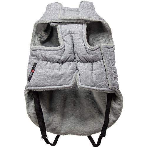 Jack and Vanilla 5th Avenue Dogwalk jas met fleece grijs