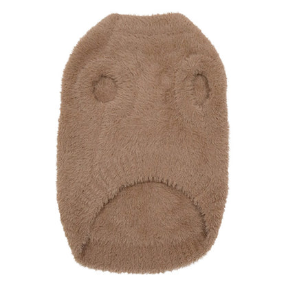 Jack and Vanilla Dogwalk Sweater Plush Milano - Zachte Warme Hondentrui - Kleur: Taupe - Verkrijgbaar in 6 maten
