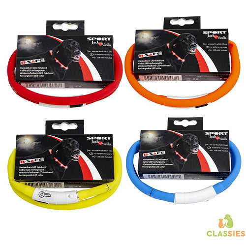 Jack and Vanilla LED Halsbanden - Verkrijgbaar in 4 kleuren Classies