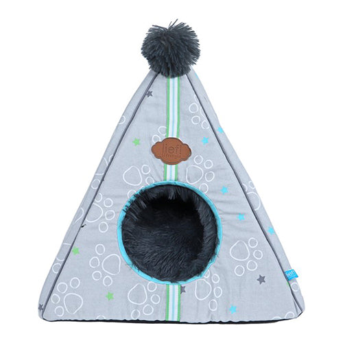 Lief! Tipi tent voor hond of kat Blauw 50 x 50 cm