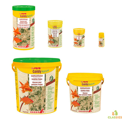Nourriture pour poissons rouges sera Goldy Nature en différentes tailles