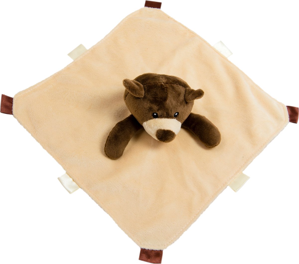 Jack And Vanilla Baby Hug Deken Beer - Puppyspeeltje - Kalmerend speeltje hond of pup