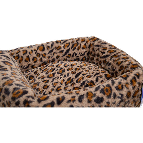 Animal Boulevard - Leopard Bruin Hondenmand - 2 maten