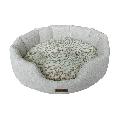 Animal Boulevard Sneeuwluipaard Katten of Honden Mand - Wit/Bruin - Verkrijgbaar in 3 maten Classies