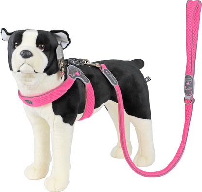 Coralpina hondenharnas Cinquetorri fluo roze