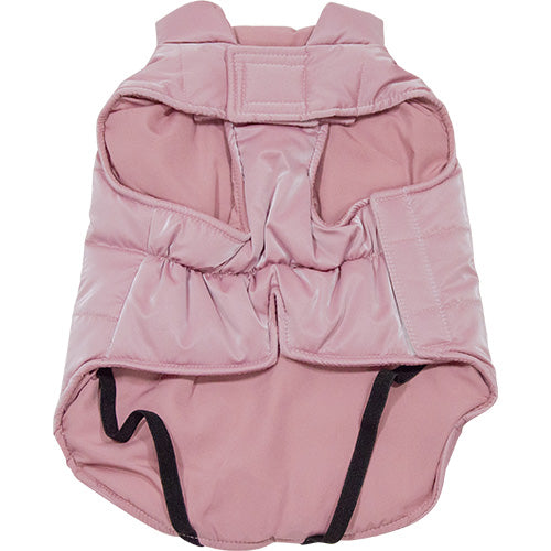 Jack and Vanilla Hondenjas Puffer Roze – Warm, Wasbaar &amp; Met Rits voor Tuigje - Verkrijgbaar in 6 maten