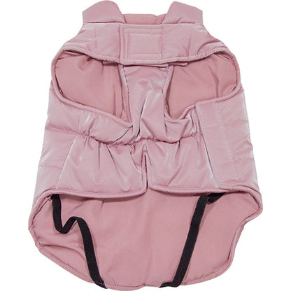 Jack and Vanilla Hondenjas Puffer Roze – Warm, Wasbaar &amp; Met Rits voor Tuigje - Verkrijgbaar in 6 maten