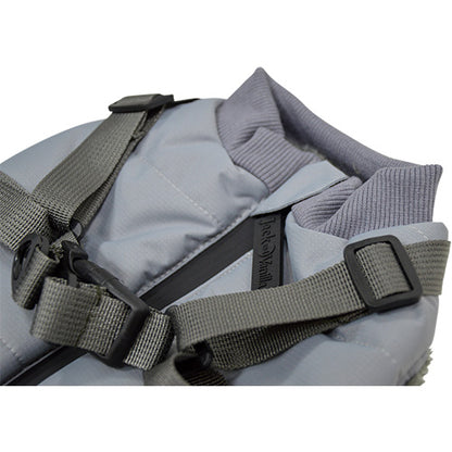 Jack and Vanilla Dogwalk Jacket Harness London - Hondenjas met Harnas - Grijs - Verkrijgbaar in 7 maten
