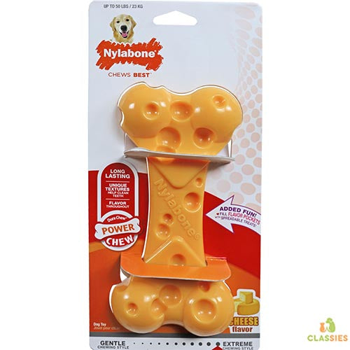 Nylabone harde bijters Dura Chew cheese bone kaasbeen