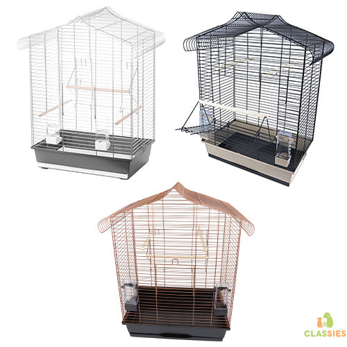 Cage à oiseaux Interzoo Vega - Gris - 61,5 x 34 x 79 cm