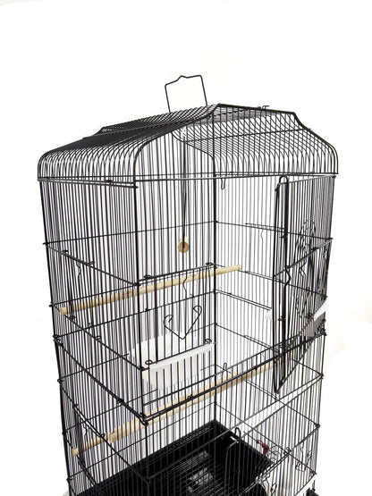 Peep vogelkooi op voet 46 x 36 x 154 cm