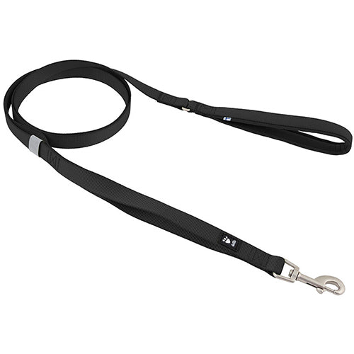 Hurtta Weekend Warrior Leash/ Hondenriem - Zwart - 2,0/180 cm