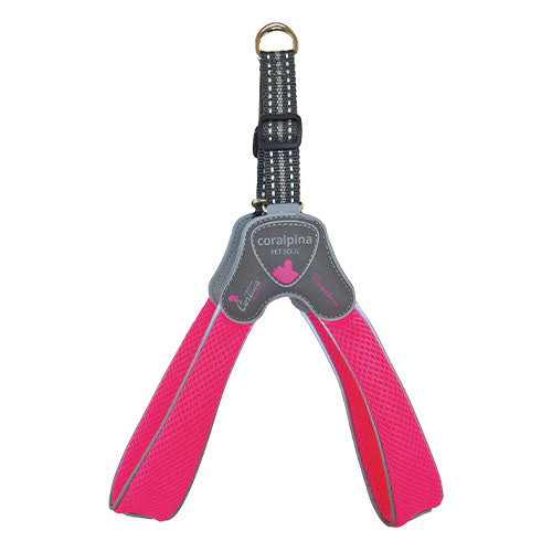 Coralpina hondenharnas Cinquetorri fluo roze