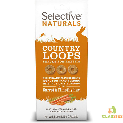 Supreme Selective Naturals Country Loops - Knaagdiersnack - 80 g Classies