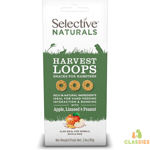 Harvest Loops 80G (Appel, Lijnzaad En Pinda) Science Selective Naturals Supreme