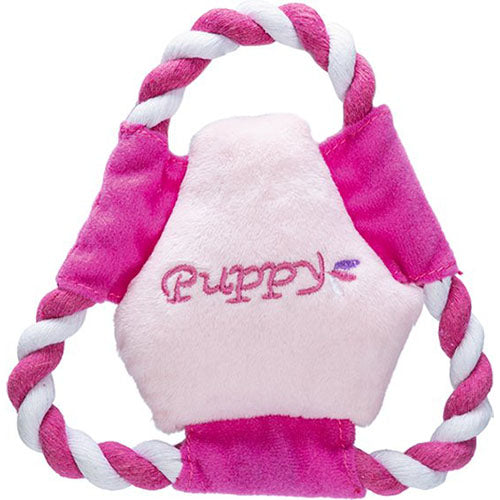 Karlie Puppyspeelgoed Frisbee Roze of Lichtblauw - 17 cm