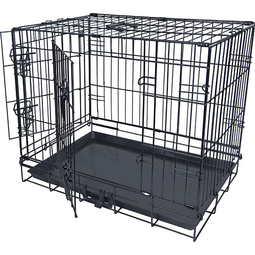 Boon Premium Draadkooi/ Honden Bench - 2-deurs met plastic lade - Verkrijgbaar in 4 maten