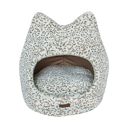Animal Boulevard Sneeuwluipaard Katten Iglo - Wit/Bruin - Verkrijgbaar in 2 maten Classies