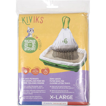 Kiviks kattenbakzak met filter - zeef - 3 maten
