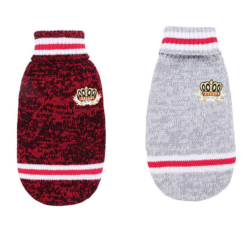 Croci - Zachte Hondentrui - Hondensweater EWAN - Kleur: Rood of grijs