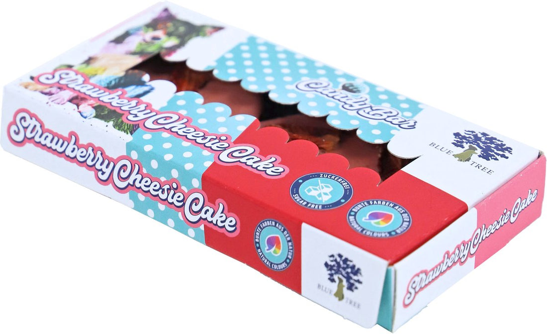 Hondensnack - Blue Tree - Strawberry Cheesie Cake - 50 gram