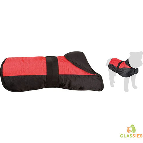 Flamingo Hondenjas IJsbeer Rood - Ruglengte: 45 cm Classies