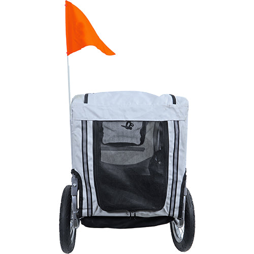 Boony Fietskar runner 1 rood - grijs tot 25 kg