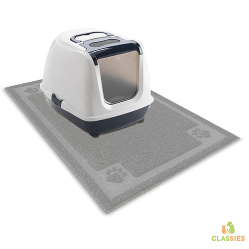 Uitloop/protectie mat grijs voor katten 90x60 cm