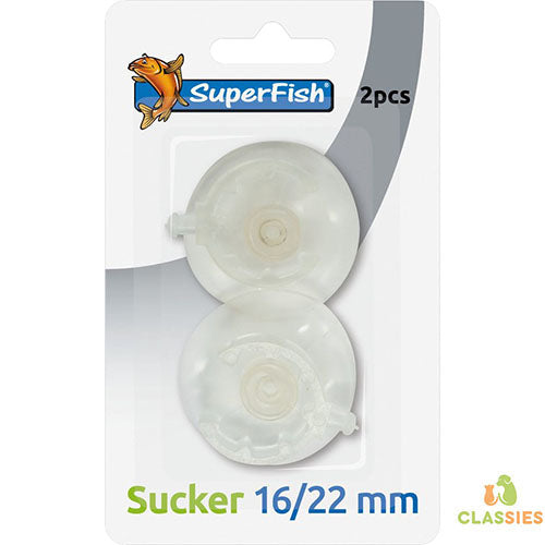 Superfish Zuignap 16/22 mm - 2 stuks