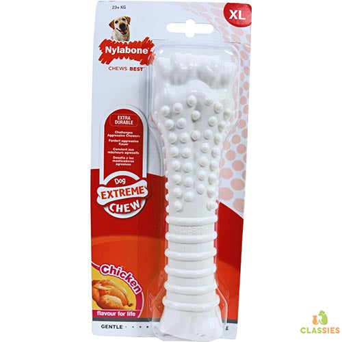 Nylabone dura chew harde bijters regular kip