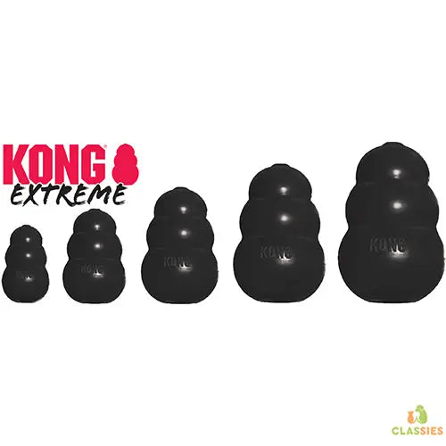 Konge Extreme rubber zwart Classies