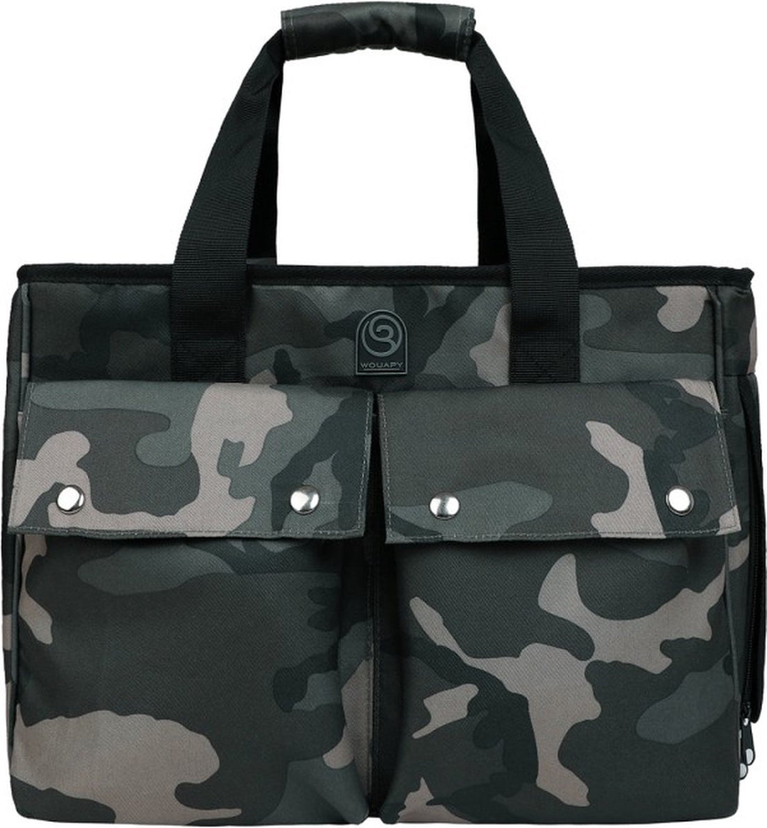 Wouapy - Draagtas - Transportzak &quot;Baroudeur&quot; - Kleur: Camouflage - Afmetingen: 40x21x30 cm
