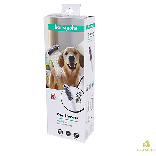 Hansgrohe DogShower handdouche voor de hond 150 3 jet met massagenoppen mat wit