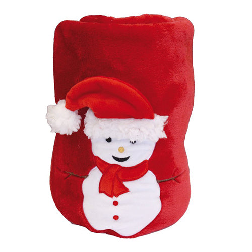 Croci - Kerstdeken met Kerstman -  Hondendeken - Kattendeken - 100X70 cm