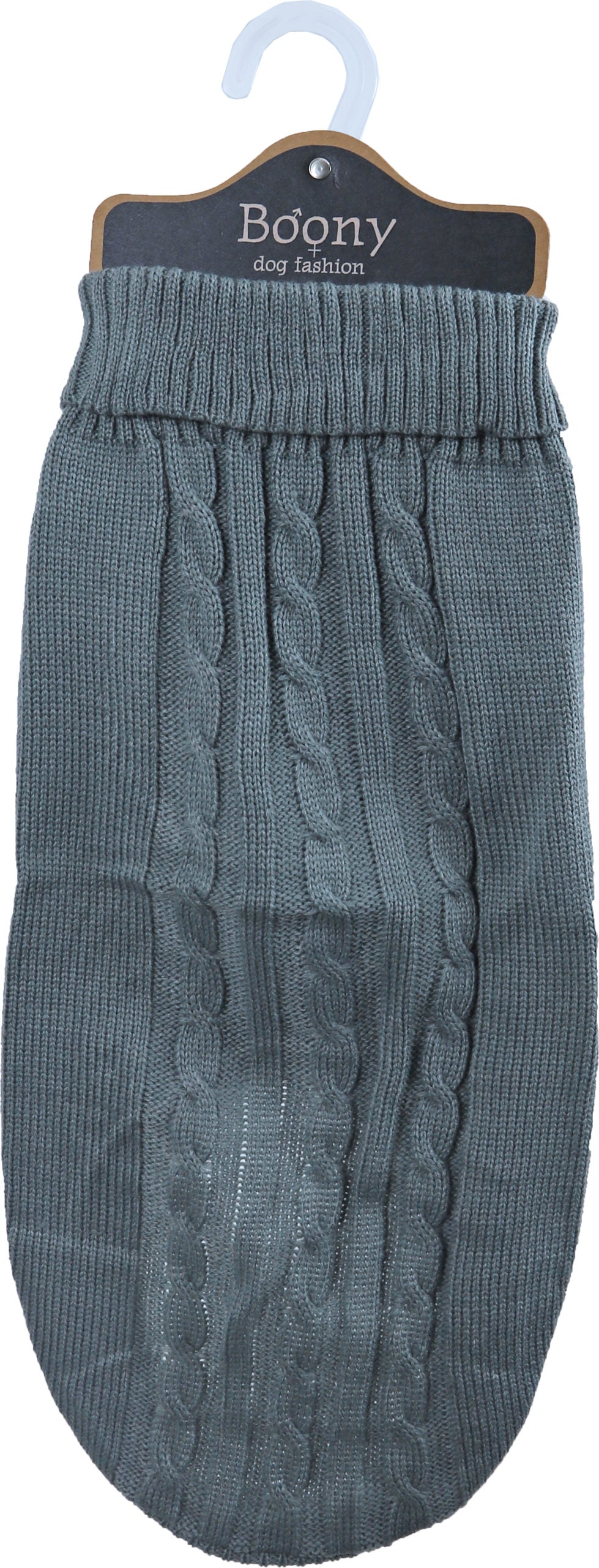 Pull torsadé pour chien Boony dog ​​​​fashion gris