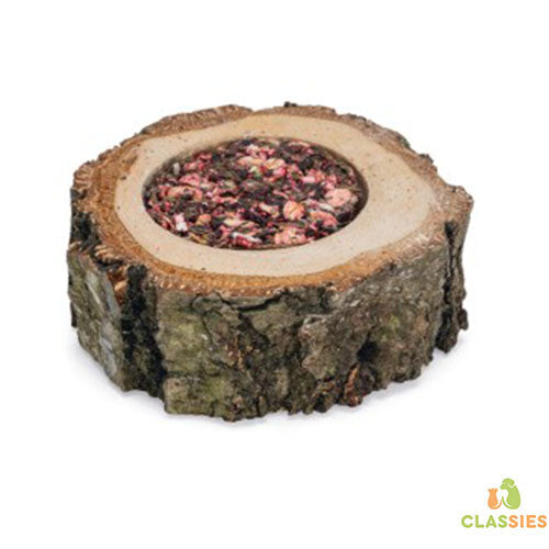 Beeztees Plateau en Bouleau - Snack Lapins et Rongeurs - Betterave et Panais