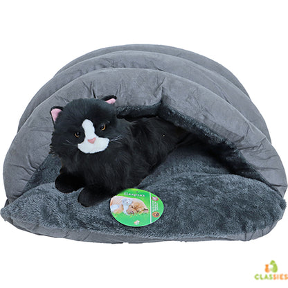 De Boon - Gigoteuse peluche pour chien, chat ou rongeur - Gris - 2 tailles
