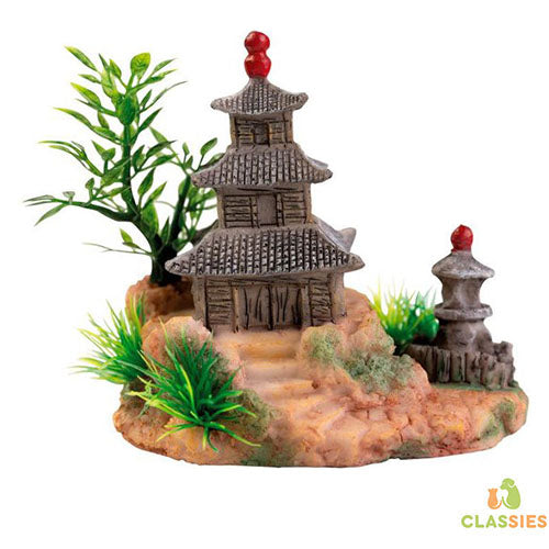 SuperFish Aquarium Decoratie Tempel - 7,4x10x11 cm